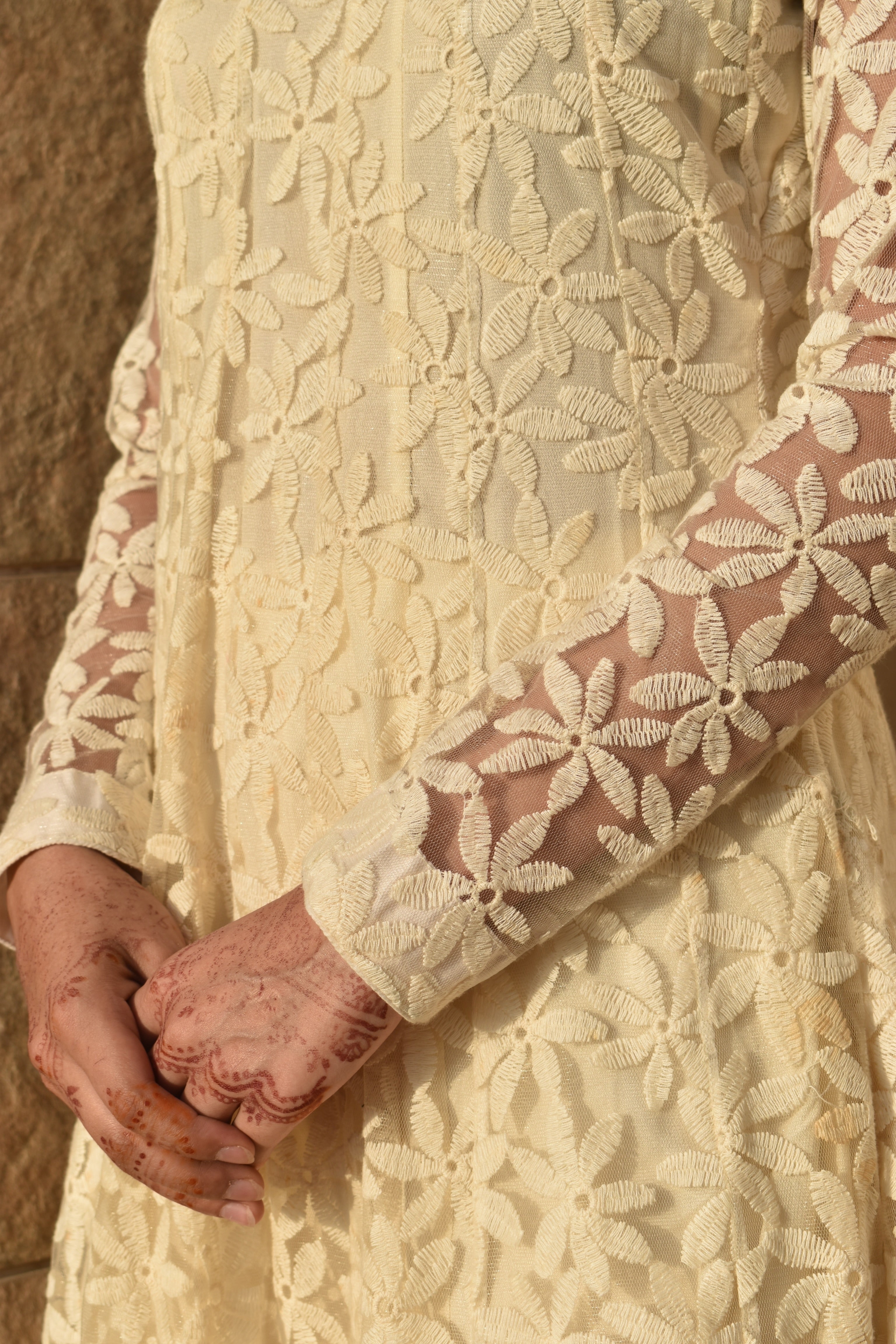 GIGI 2 PIECE FROCK NET STITCHED SUIT