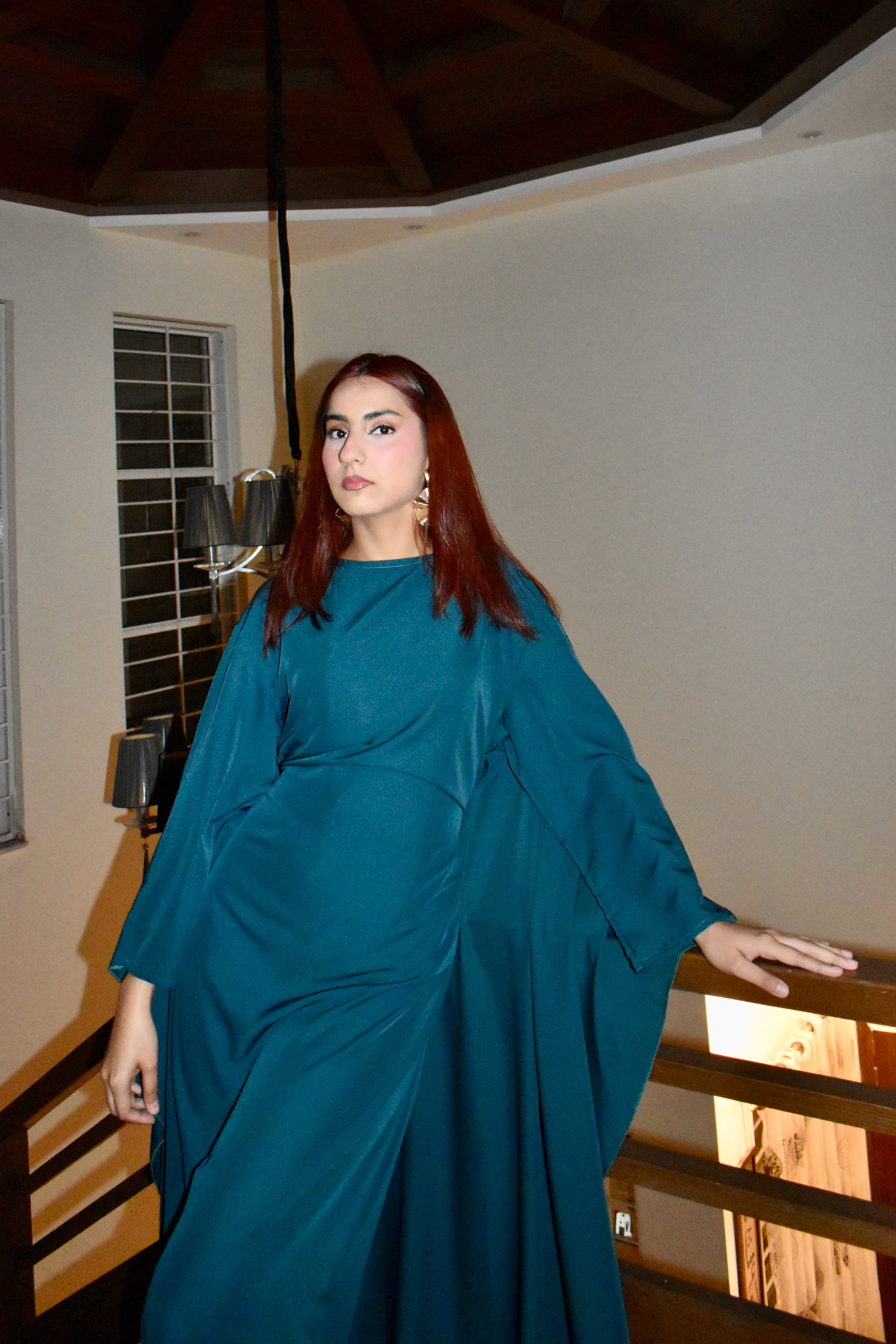 Emerald Abaya Dress