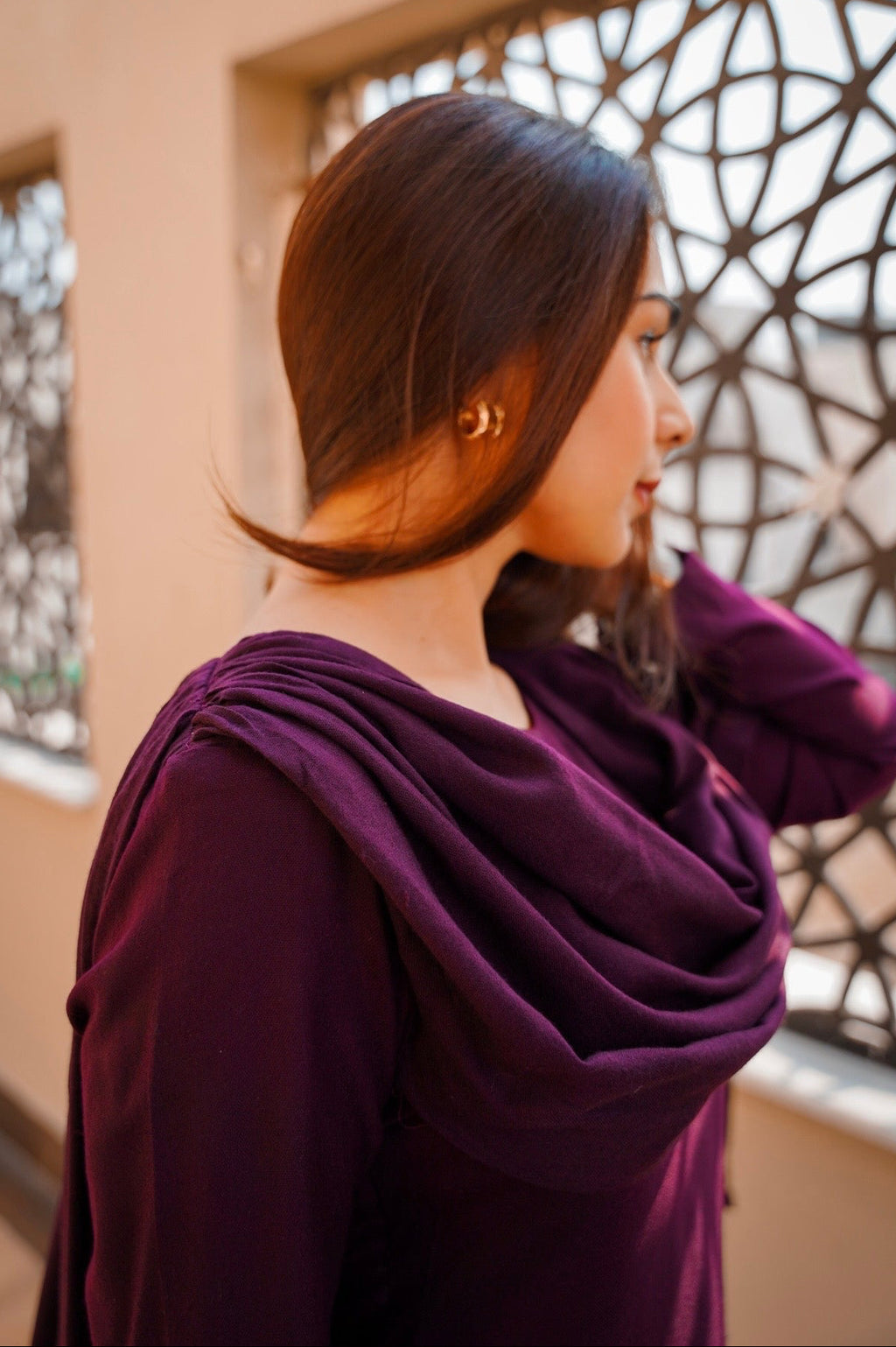 Sculpted Drape Set