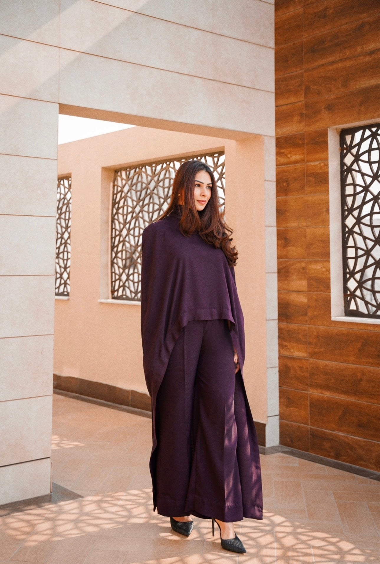 Poncho Cape Set
