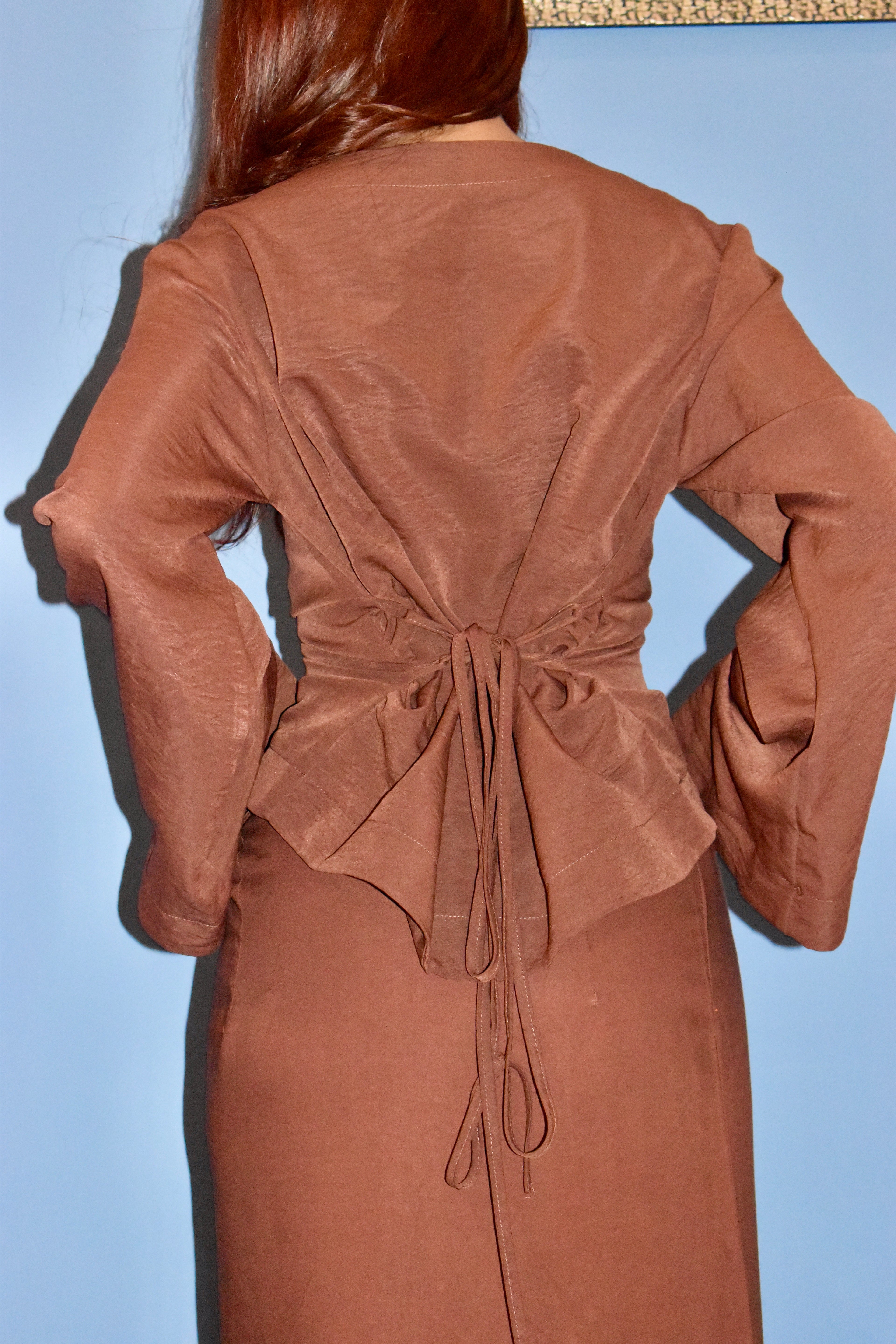 Brown Skirt set